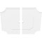Ekena Millwork Locke Architectural Grade PVC Ceiling Medallion, 38"OD x 3"ID x 22 3/4"C x 1"P, Two-Piece CMP38LE2-03000 - alternate 4